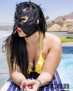 La Hiedra Cum tribute sexy masked wrestler 3591718