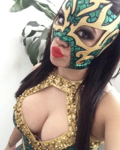 La Hiedra Cum tribute sexy masked wrestler 3591722