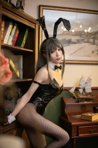 Cospaly Horny Girl with Rabbit suit 3599984