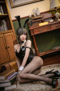 Cospaly Horny Girl with Rabbit suit 3599989