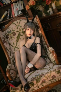 Cospaly Horny Girl with Rabbit suit 3599992