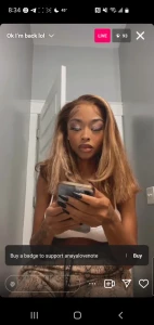 Fake Bimbo Tits and Nip slips (+ig lives) 3636425