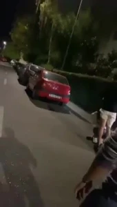 romanian sucking dick on running scooter outside