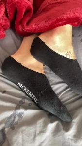 Sleeping girlfriend taking cum on her sexy feet