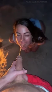 Piss Whore on the Beach