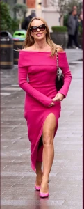 Amanda Holden UK TV star showing amazing bare legs and high heels 3786789