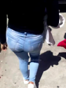 Chasing Teen in Tight Jeans