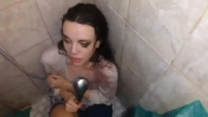 TOILET SLUT BEING FACEFUCKED