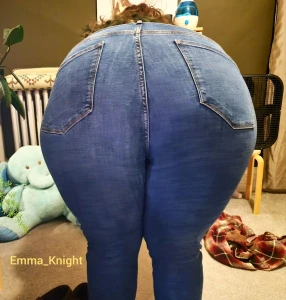 My fat butt in jeans