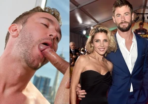 Chris Hemsworth &amp; Elsa Pataky bisex Babecock 3908603