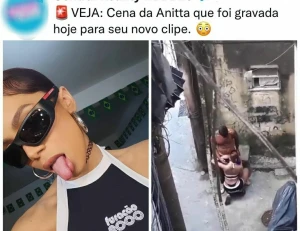 ⭐️ Anitta gravando novo clipe, eita!