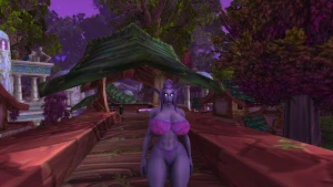 My night elf goddess in sexy lingerie &lt;3 3952582