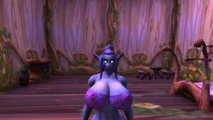 My night elf goddess in sexy lingerie &lt;3 3952598