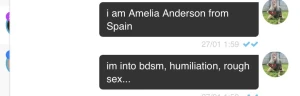 Aware 25yo Amelia Anderson from Spain wants to be a webslut 3953453