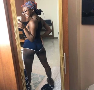 Ebony Thot with a sexy natural body 3976468