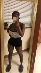 Ebony Thot with a sexy natural body 3976469