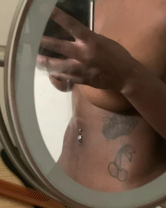 Ebony Thot with a sexy natural body 3976472