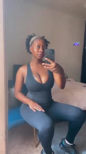 Ebony Thot with a sexy natural body 3976476