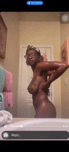 Ebony Thot with a sexy natural body 3976483