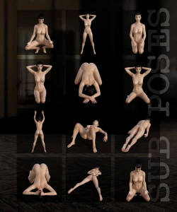 Submissive positions &amp; poses (3D) 4028972