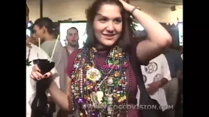 Julia M admitted that she was showing off her beautiful titties a lot that night on Bourbon Street