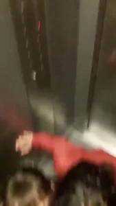 🔥 3 GIRLS 1 COCK IN THE ELEVATOR BJ