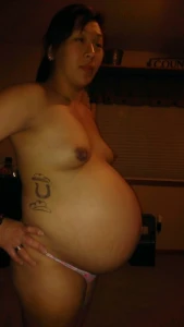 Chubby Asian Pregnant Slut 4151843