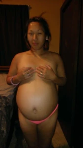 Chubby Asian Pregnant Slut 4151853