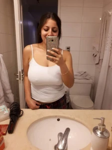 huge tits amature leaked, this time pierced nips (2/2