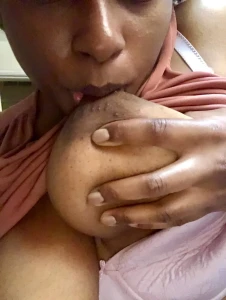 Can’t keep her nipple out her mouth 4168857