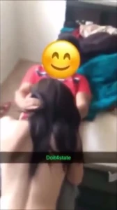 College slut naked sucking dick