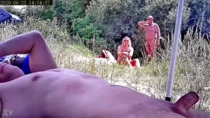 Nudist wife gets pissed at my small boner