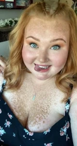 Kait Freckled Redhead BBW