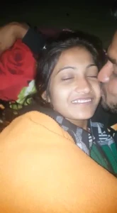 Desi couple kissing