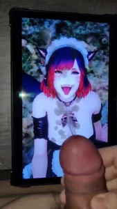 FFXIV - Cumtribute for a slut Miqote