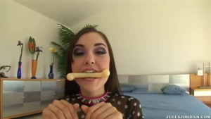 Sasha Grey gets tight teen ass drilled by monster cock