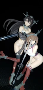 Mutsu & Nagato - Kancolle. (Figure Bukkake - SoF) # 1