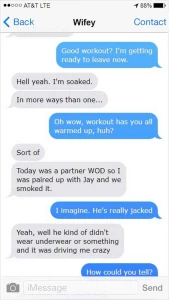 Guy from gym texting my fiance - part 1 171676