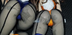 Yui Kotegawa &amp; Mikan Yuuki - Bunny Ver. (Figure Bukkake - SoF) #1 178687