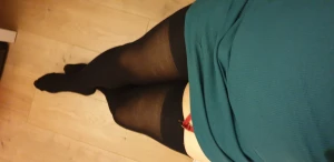 I&#039;m back, sexy stockings and dress! 189056