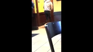 flooding her jeans in public twice