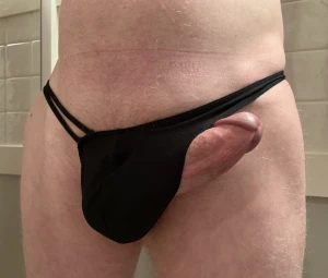 Big cock in pouch thong 205862