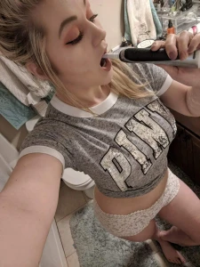 Brushing my teeth before bed. Whitneywisconsin 