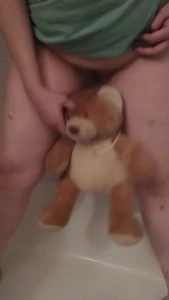 Pissing on a Teddy