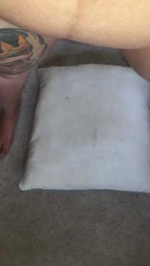 tiny piss marking on pillow